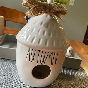 Rae Dunn Autumn Birdhouse.
